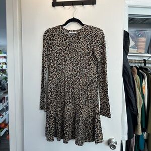 Leopard stretchy zara dress